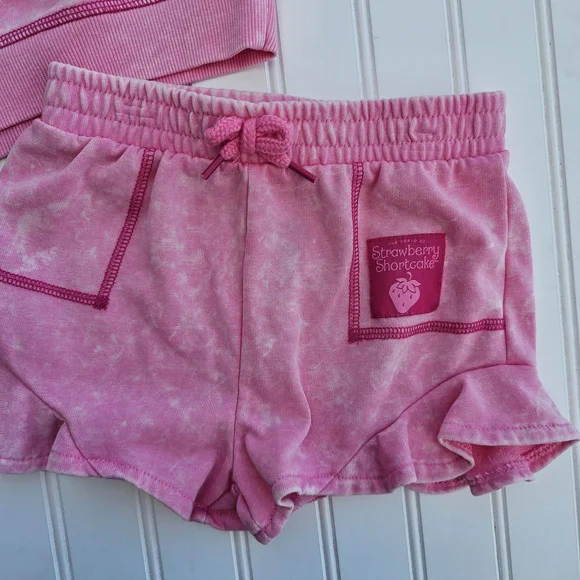 NEW Strawberry Shortcake PINK Kids Set 3T - Picture 3 of 4